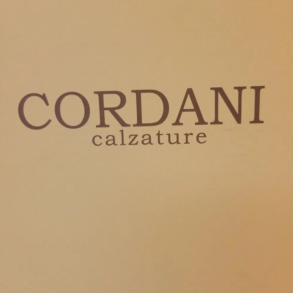 Cordani Empty Yellow Storage Shoes Box With Tissue Product Tag 2 Shoe Insert